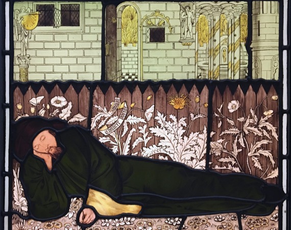 Chaucer sleeping ca1864