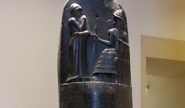 Hammurabi stela basalt