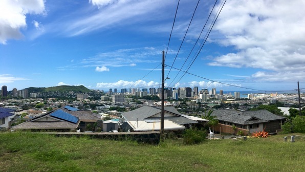 Honolulu hill view