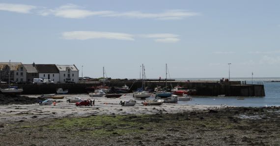 Isle of Whithorn tide out