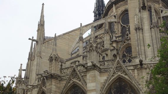 Notre Dame east detail