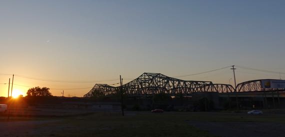 Ohio River bridge at Parkersburg