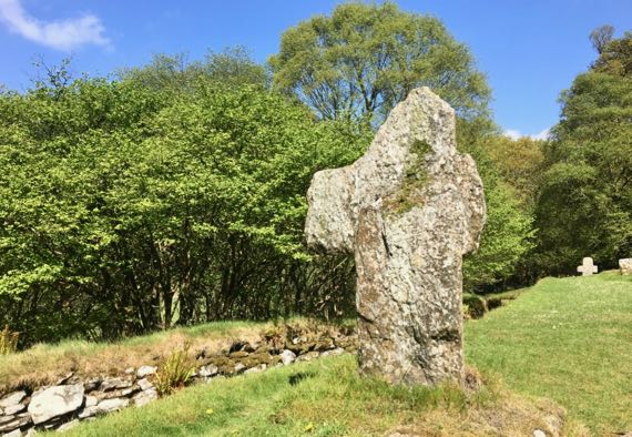 Reefert churchyard cross Glendalough