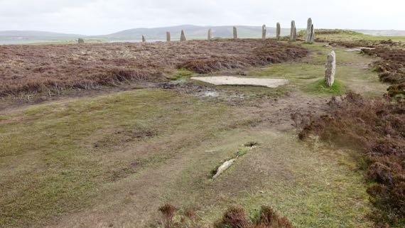 Ring of Brodgar closerup