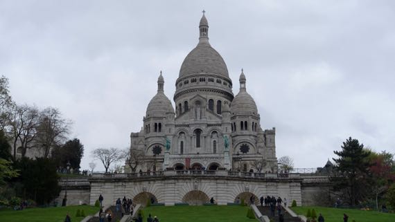 SacreCoeur from below