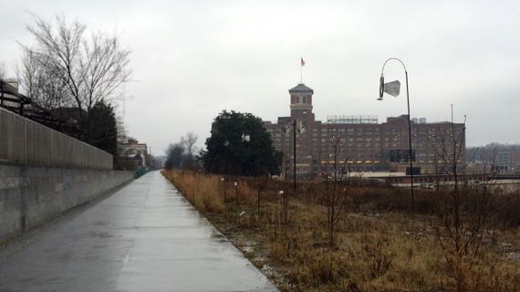 Beltline in drizzle