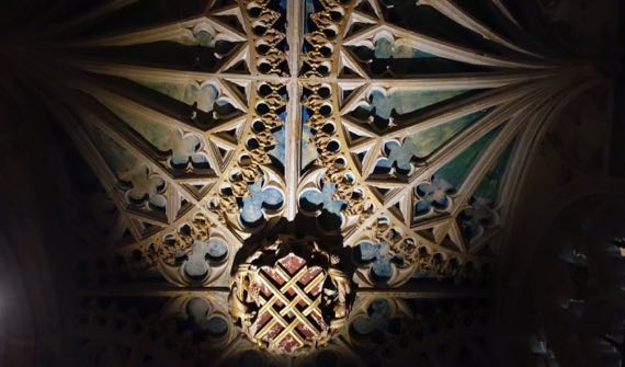 Chantry Chapel ceiling