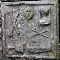 Christian burial symbols