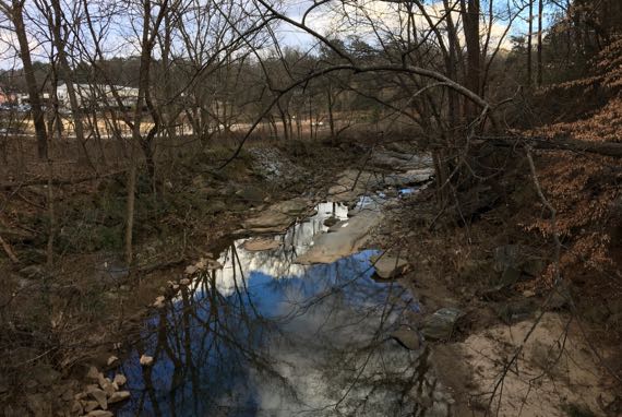 Clear creek bridge view