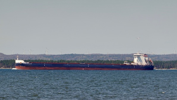 Freighter upbound