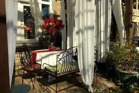 Home patio dining