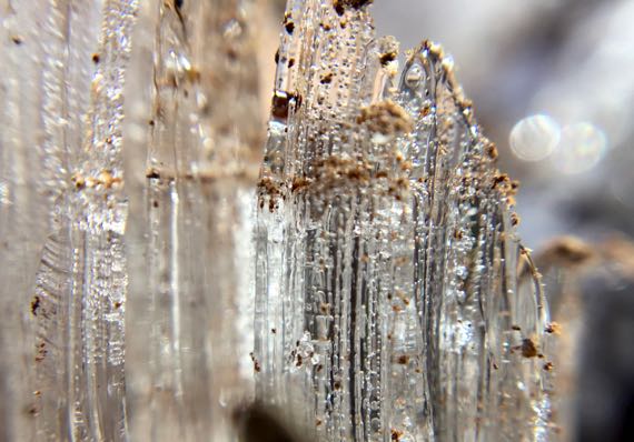 Ice crystal towers