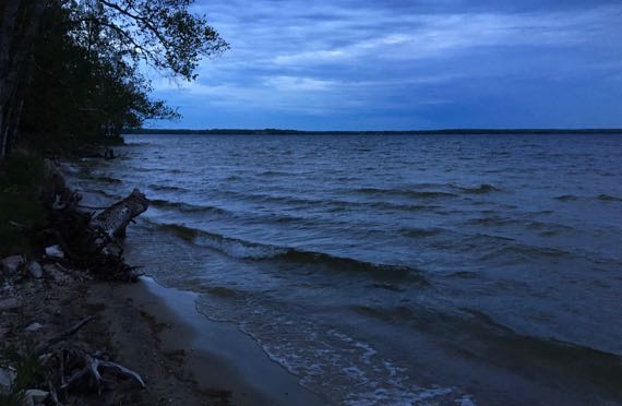 Lake dusk