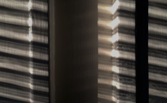 Light through blinds