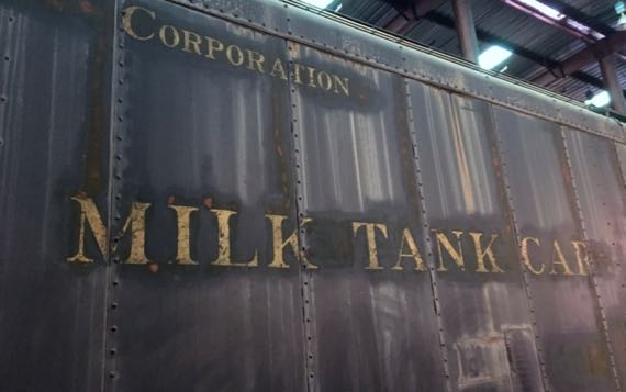 Milk tank car