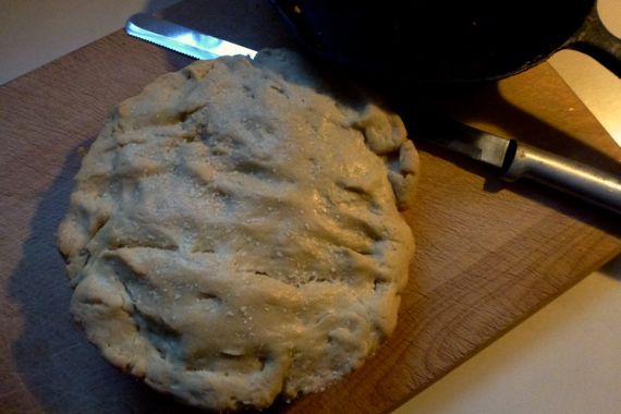 Olive oil salt bread old baking powder