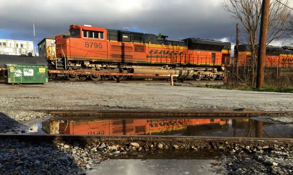 Reflected locomotive