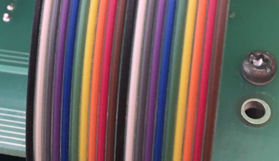 Ribbon cable rainbow
