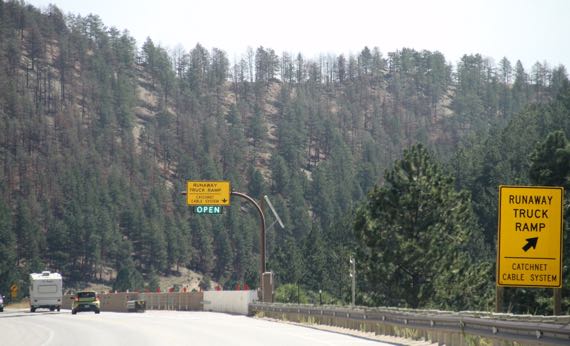 Runaway truck ramp