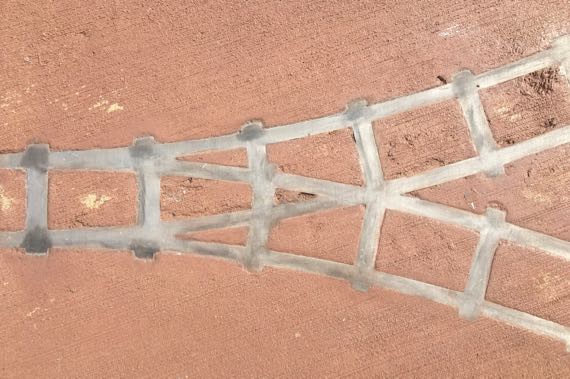 Sidewalk tracks