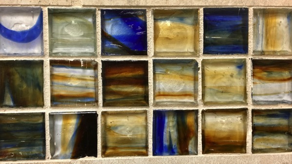 Small glass tiles