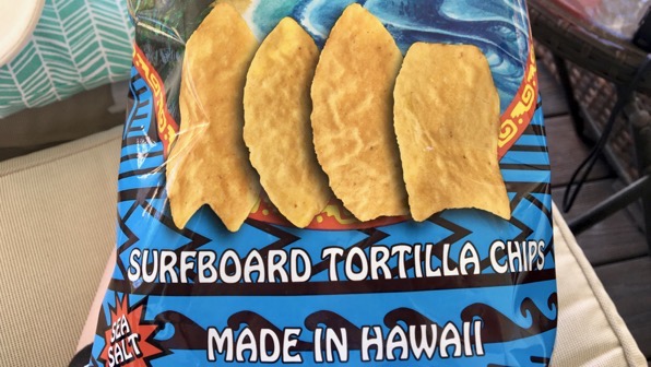 Surfboard chips