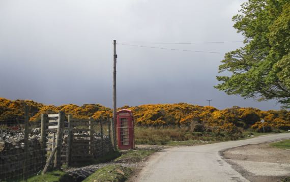 Telephone box rural