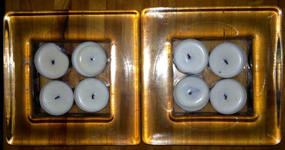 Two quads tealights