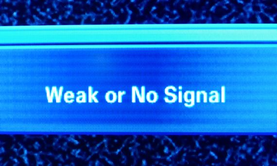 Weak or no signal