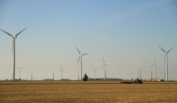 Wind vanes n tractor